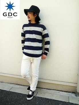 「CA4LA」｜GDCTOKYO-MAH-bow-さん（メンズ・171cm）の秋コーディネート