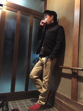 「BALL（ボール）のアイテム」を使った、SAKATIN.さん（メンズ・170cm）の冬コーディネート