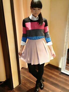 北谷さん（レディース・170cm）の秋コーディネート