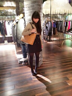 北谷さん（レディース・170cm）の冬コーディネート