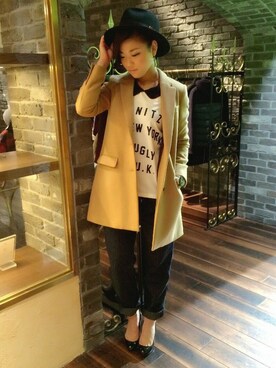 北谷さん（レディース・170cm）の秋コーディネート