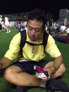 「仙台」｜「アイテム（アクセサリー）」を使った、わっさんさん（メンズ・176cm）の夏コーディネート