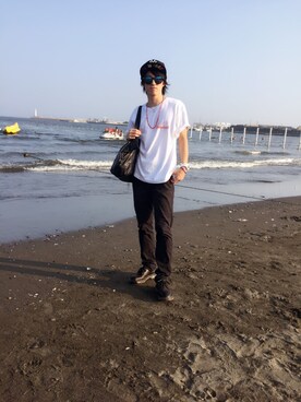 「Dr. Martens（ドクターマーチン）のDr.Martens (ドクターマーチン)/1461 3EYE GIBSON SHOES（その他シューズ）」を使った、ようすけさん（メンズ・173cm）の冬コーディネート