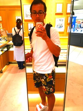 「BIRKENSTOCK（ビルケンシュトック）の＜BIRKENSTOCK（ビルケンシュトック）＞ ARIZONA BIRKOFLOR/サンダル¨ ◆（サンダル）」を使った、はるくさん（メンズ・173cm）の夏コーディネート