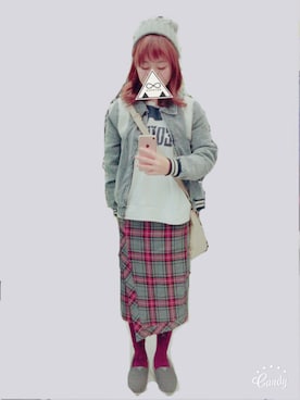 「BILLABONG（ビラボン）のアイテム（ブルゾン）」を使った、tomさん（レディース・156cm）の冬コーディネート