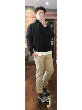 「rag & bone（ラグアンドボーン）のアイテム（トップス）」を使った、YYYrenLLLさん（メンズ・183cm）の冬コーディネート