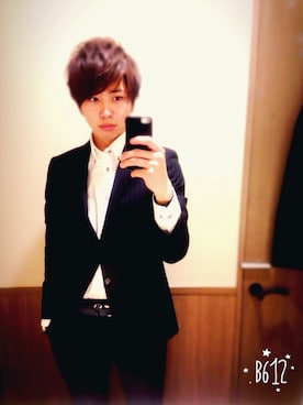 「スーツ」｜Yukiyaさん（メンズ・173cm）の春コーディネート