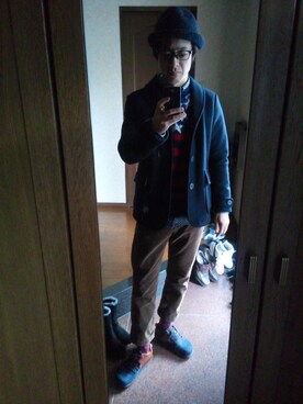 Keikiさん（メンズ・176cm）の冬コーディネート