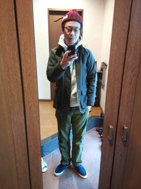 Keikiさん（メンズ・176cm）の冬コーディネート