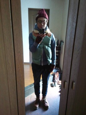 Keikiさん（メンズ・176cm）の冬コーディネート