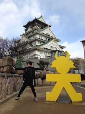 「TAKAHIROMIYASHITATheSoloIst.（タカヒロミヤシタザソロイスト）のアイテム（ブルゾン）」を使った、y(ut)a さん（メンズ・170cm）の冬コーディネート