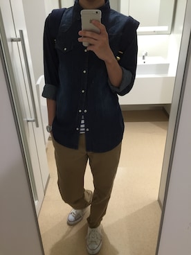 「トイレから失礼しやす」｜「アイテム（アナログ腕時計）」を使った、しんのすけさん（メンズ・173cm）の秋コーディネート
