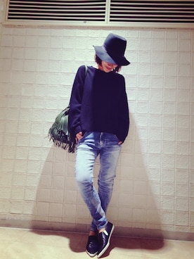 「Regalect（リガレクト）のアイテム」を使った、TAKAKOさん（レディース・166cm）の秋コーディネート