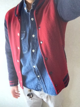 「DELUXE（デラックス）のアイテム（財布/小物）」を使った、gktjmさん（メンズ・175cm）の冬コーディネート