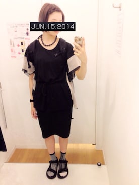 naさん（レディース・166cm）の夏コーディネート