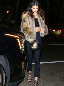 「Sally Lapointeのアイテム（その他アウター、その他）」を使った、Celebrities OOTDさんの冬コーディネート