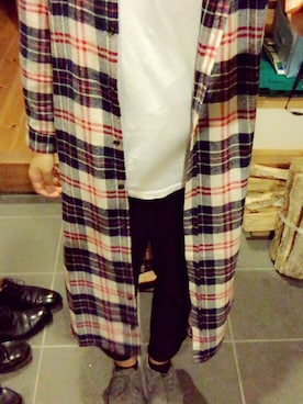 「Dude（デュード）のアイテム」を使った、ayanさん（レディース・165cm）の秋コーディネート