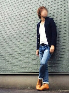 「トリッカーズ」｜「アイテム（その他）」を使った、のぶさん（メンズ・167cm）の秋コーディネート