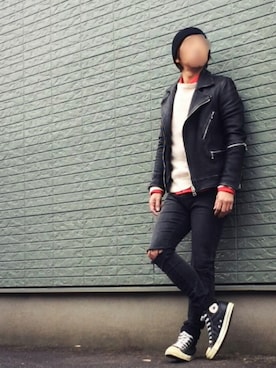 のぶさん（メンズ・167cm）の冬コーディネート