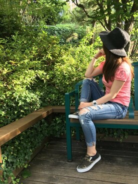 MURATA AYAKOさん（レディース・158cm）の夏コーディネート