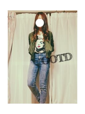 「NICE CLAUP（ナイスクラップ）のアイテム（ブルゾン）」を使った、MRさん（レディース・159cm）の秋コーディネート