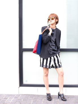 「MONKI（モンキ）のアイテム（ファッション雑貨）」を使った、まつゆう*さん（レディース・167cm）の夏コーディネート