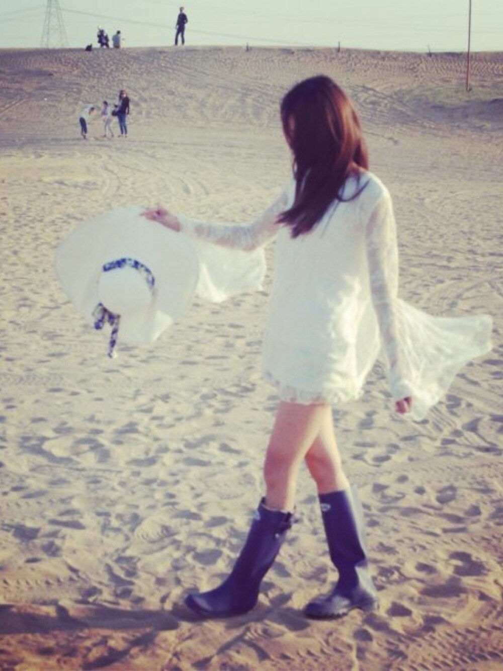 「rockfishのアイテム（シューズ、パープル系）」を使った、🌸🍃热可可🌿さん（レディース・168cm）の春コーディネートの1枚目の写真