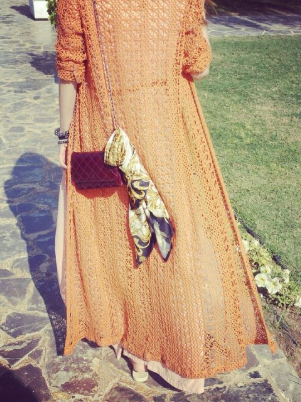 「CHANELのアイテム（バッグ、レッド系）」を使った、🌸🍃热可可🌿さん（レディース・168cm）の春コーディネートの1枚目の写真