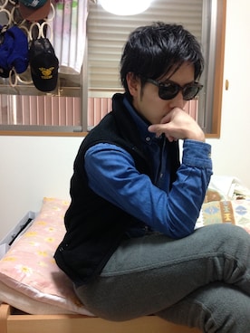 Glicoさん（メンズ・171cm）の冬コーディネート