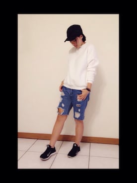 「BASEZOO （BASEZOO ）のアイテム（パンツ）」を使った、Kawaさん（レディース・162cm）の秋コーディネート