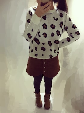 「PULL&BEAR（プルアンドベア）のアイテム（ブーツ）」を使った、JJaneさん（レディース・163cm）の秋コーディネート