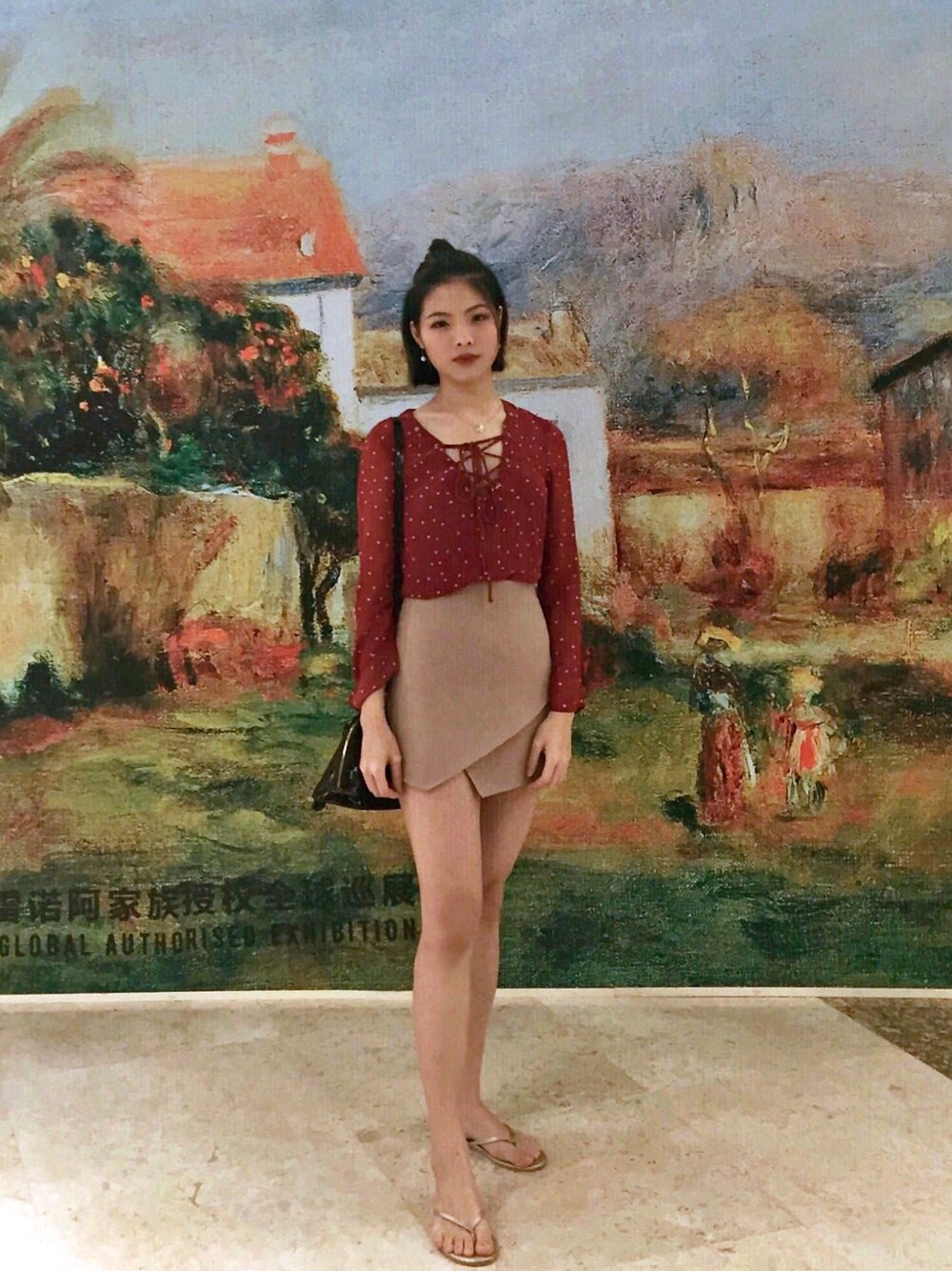 「ootd、outfit、summer、秋のコーデ、女の子、adidas、ZARA、UNIQLO」｜「LOUIS VUITTONのアイテム（バッグ、ブラウン系）」を使った、三文鱼吃不吃さん（レディース・170cm）の秋コーディネートの1枚目の写真