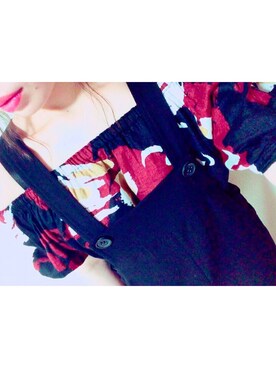 「school」｜「アイテム（サロペット/オーバーオール）」を使った、mizukittyさん（レディース・161cm）の春コーディネート