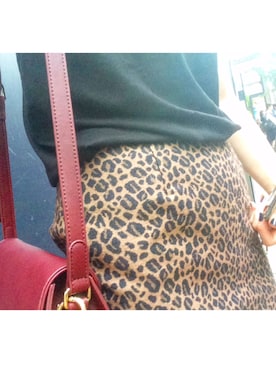 「SLY（スライ）のBACKラグラン切替T/SH（Tシャツ/カットソー、ブラック系）」を使った、mizukittyさん（レディース・161cm）の秋コーディネート