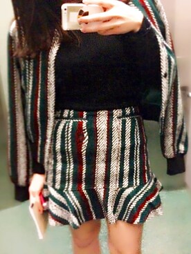 「holiday」｜「アイテム（ブルゾン）」を使った、mizukittyさん（レディース・161cm）の秋コーディネート