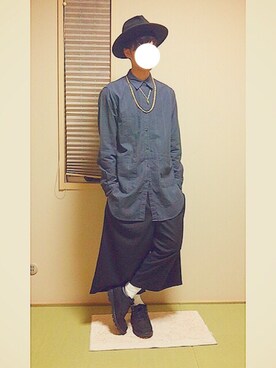 「SURPLUS（サープラス）のアイテム」を使った、武田湧貴さん（メンズ・178cm）の冬コーディネート