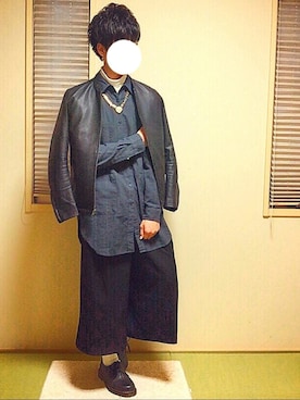 「SURPLUS（サープラス）のアイテム」を使った、武田湧貴さん（メンズ・178cm）の春コーディネート