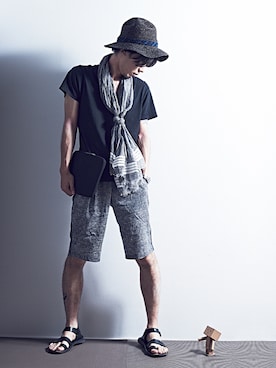 KRIS VAN ASSCHEのストール/ショールを使った人気ファッション