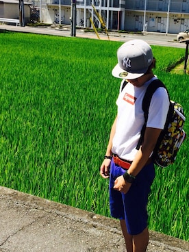 RIさん(メンズ・168cm)の夏コーディネート