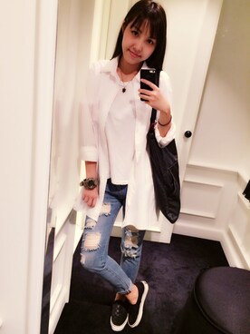 「wip（ウィップ）のアイテム」を使った、Patsyさん（レディース・160cm）の秋コーディネート