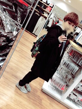 小太朗さん（レディース・155cm）の冬コーディネート