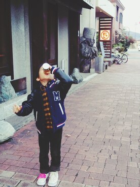 あっちゃんさん（キッズ・110cm）の春コーディネート