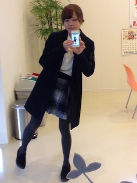 「チェスター」｜「アイテム（スニーカー）」を使った、Miizukiiさん（レディース・152cm）の秋コーディネート