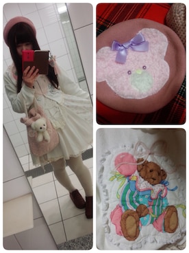 「Nile PERCH（ナイルパーチ）のアイテム（帽子）」を使った、🍬フユ🍬さん（レディース・160cm）の秋コーディネート