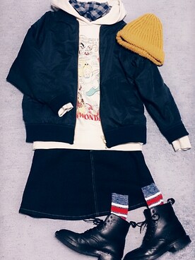 nonさん（レディース・154cm）の春コーディネート