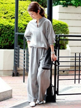 Woodyさん(レディース・160cm)の夏コーディネート