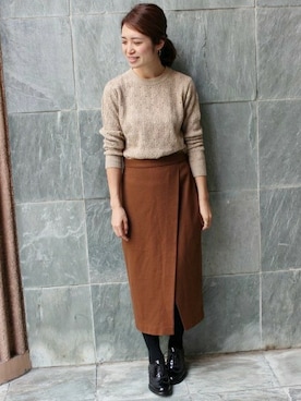 Woodyさん（レディース・160cm）の秋コーディネート