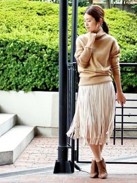 Woodyさん（レディース・160cm）の冬コーディネート