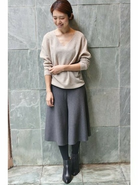 Woodyさん（レディース・160cm）の冬コーディネート