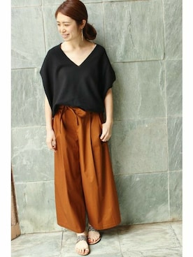 Woodyさん（レディース・160cm）の春コーディネート